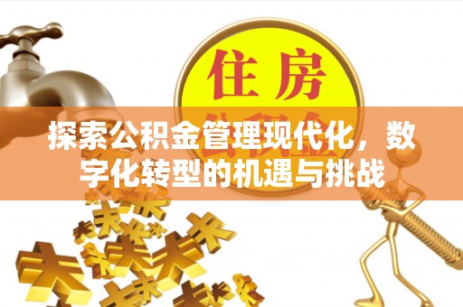 长乐探索公积金管理现代化，数字化转型的机遇与挑战