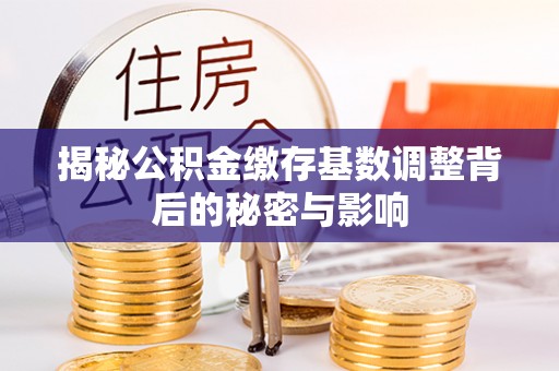 长乐揭秘公积金缴存基数调整背后的秘密与影响
