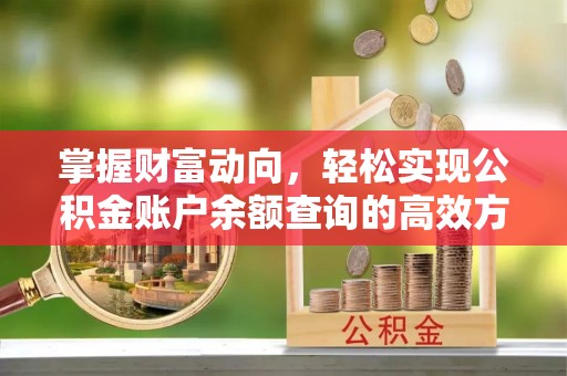 长乐掌握财富动向，轻松实现公积金账户余额查询的高效方式