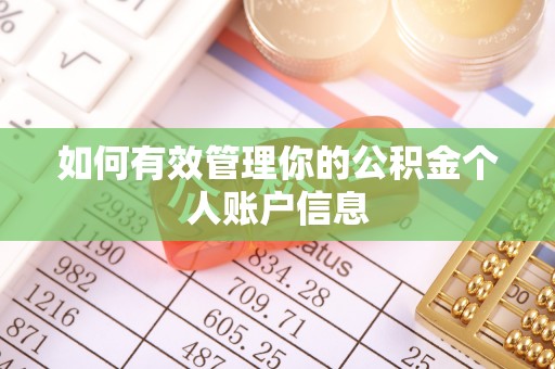 长乐如何有效管理你的公积金个人账户信息