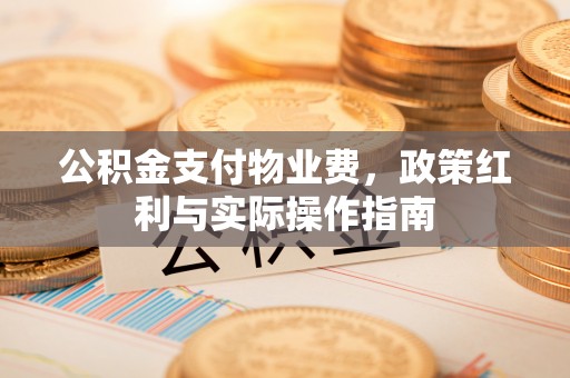 长乐公积金支付物业费，政策红利与实际操作指南