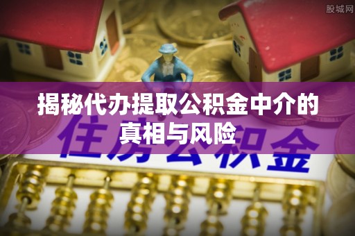 长乐揭秘代办提取公积金中介的真相与风险