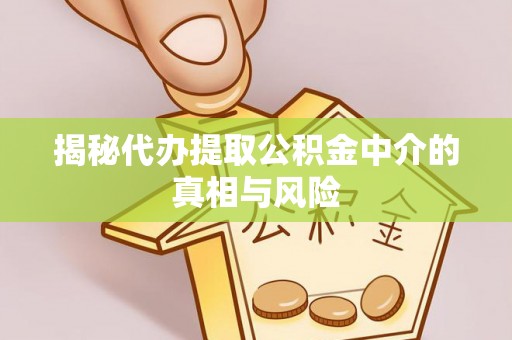 长乐揭秘代办提取公积金中介的真相与风险