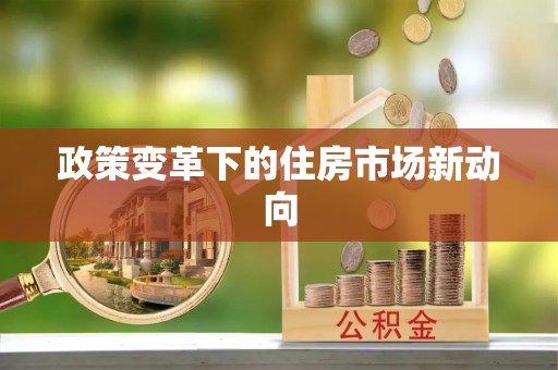 长乐政策变革下的住房市场新动向